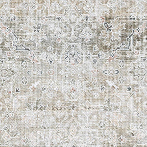 Rainier Traditional Brown Washable Area Rug - Our PNW Home x Livabliss