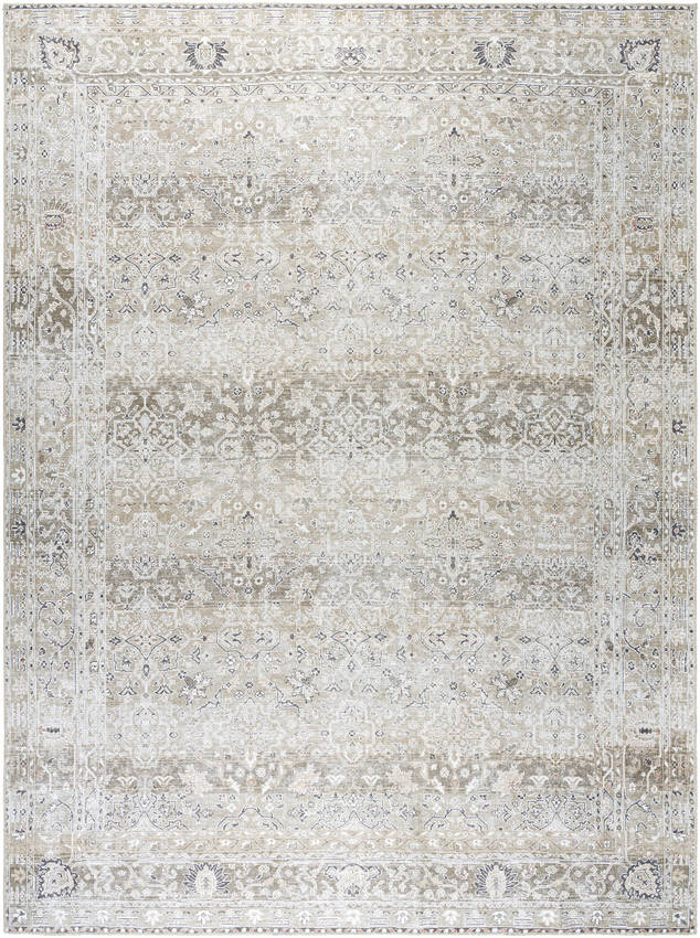 Rainier Traditional Brown Washable Area Rug - Our PNW Home x Livabliss