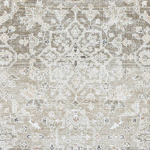 Rainier Traditional Brown Washable Area Rug - Our PNW Home x Livabliss