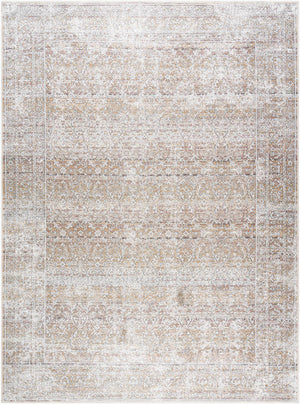 Rainier Traditional Dark Brown/Cream Washable Area Rug - Our PNW Home x Livabliss