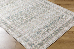 Rainier Traditional Olive Washable Area Rug - Our PNW Home x Livabliss