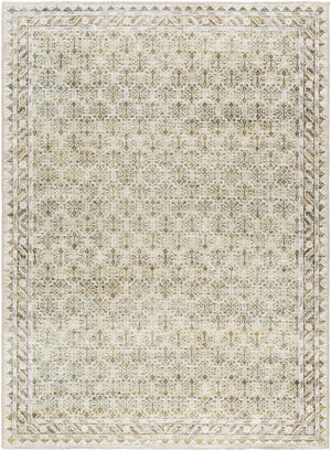Rainier Traditional Light Brown Washable Area Rug - Our PNW Home x Livabliss