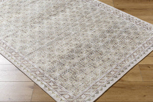 Rainier Traditional Light Brown Washable Area Rug - Our PNW Home x Livabliss