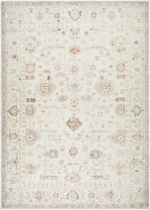 Spokane Traditional Ivory/Rust Area Rug - Our PNW Home x Livabliss