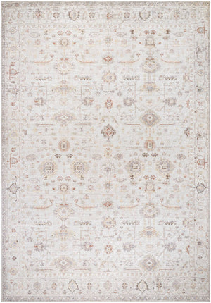 Spokane Traditional Ivory/Rust Area Rug - Our PNW Home x Livabliss