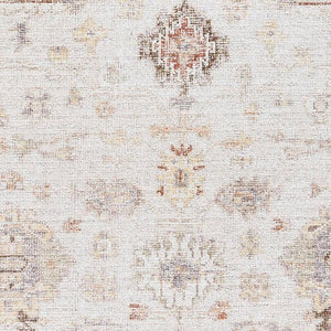 Spokane Traditional Ivory/Rust Area Rug - Our PNW Home x Livabliss