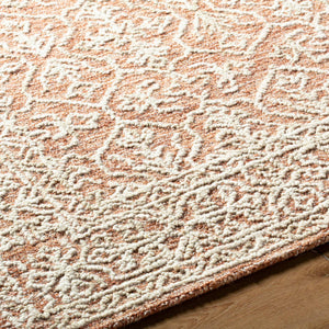 Henderson Traditional Khaki/Rose Gold Area Rug