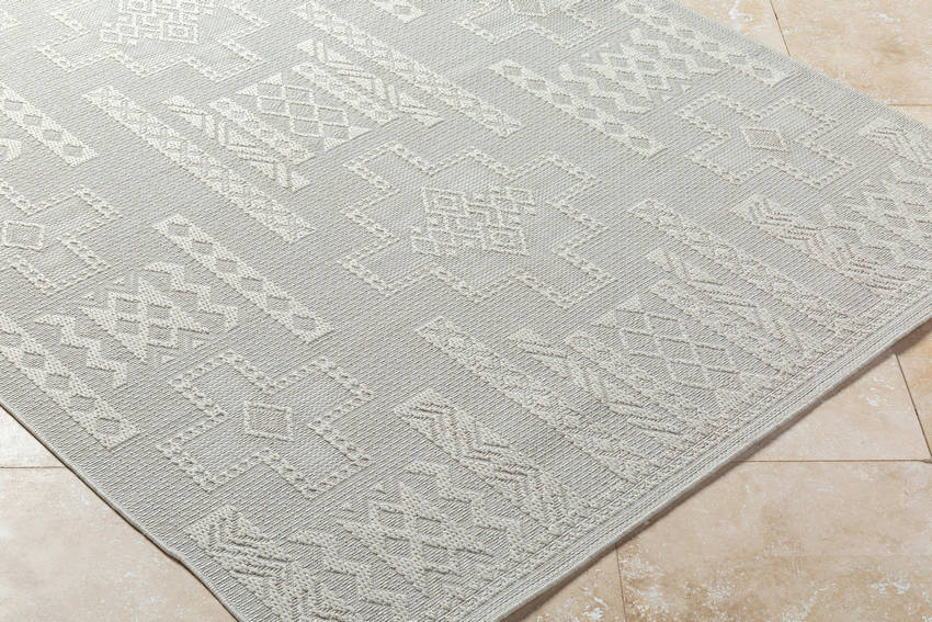 Towana Modern Light Gray Area Rug