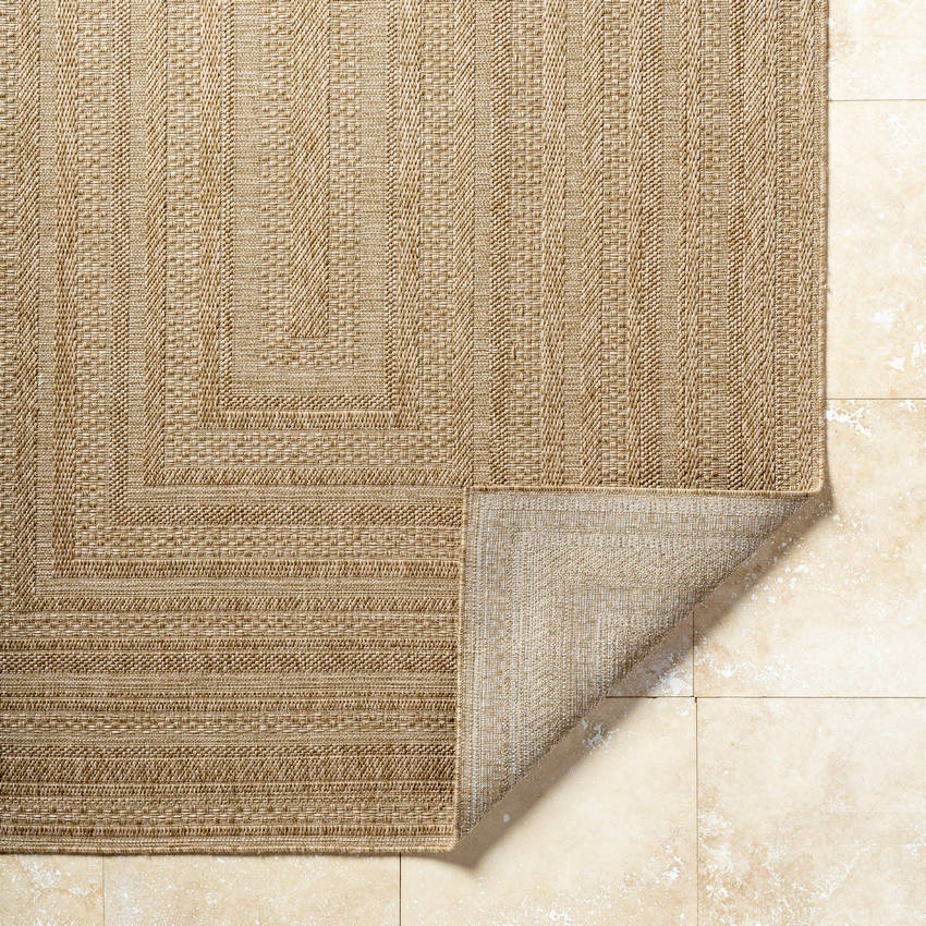 Zenia Cottage Light Brown Area Rug