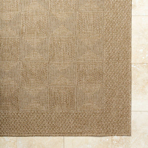 Christiaan Cottage Light Brown Area Rug