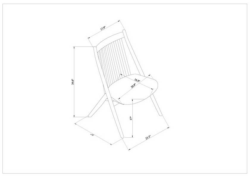 Mone Black Dining Chair