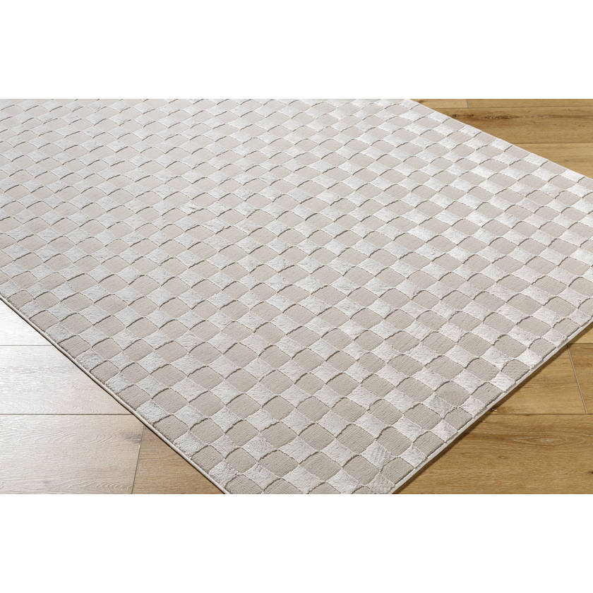 Ayleen Modern Taupe/Tan Washable Area Rug