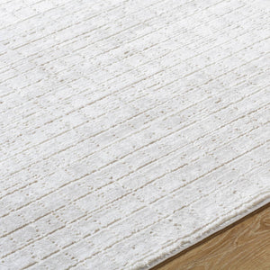 Maurissa Global Cream/Taupe Washable Area Rug