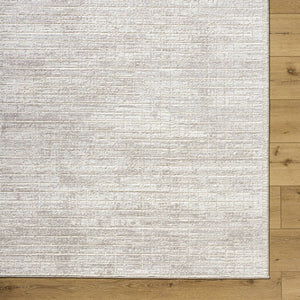 Maurissa Global Cream/Taupe Washable Area Rug