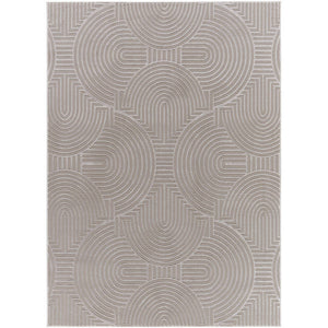 Ramsay Modern Tan/Taupe Washable Area Rug