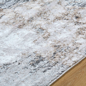 Joshual Modern Dark Brown Area Rug