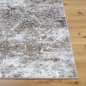 Janay Modern Black/Dark Brown Area Rug