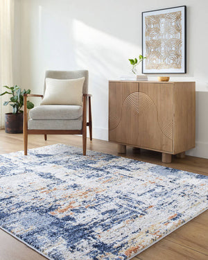 Jatoya Modern Navy Area Rug