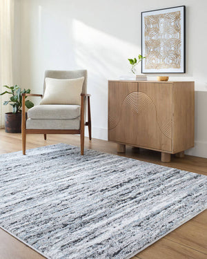 Kameshia Modern Light Gray Area Rug