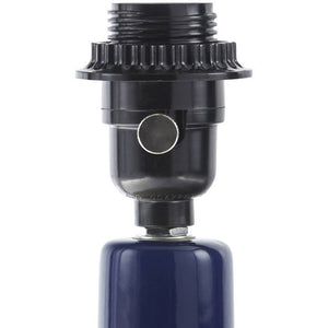 Eiman Rustic Dark Blue Table Lamp