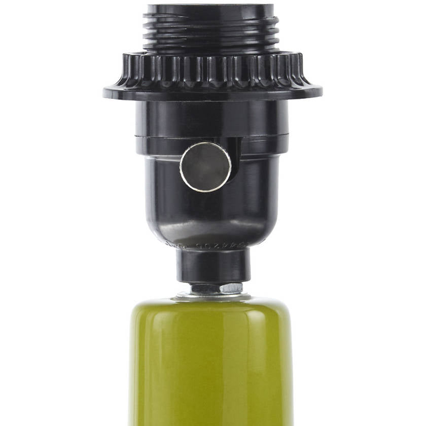 Eiman Rustic Green/White Table Lamp