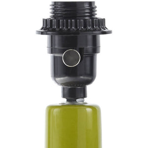 Eiman Rustic Green/White Table Lamp