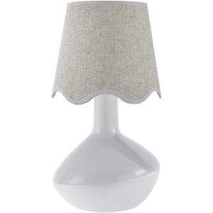Eiman Rustic White/Wheat Table Lamp