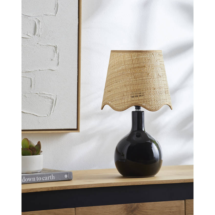 Rondy Rustic Black Table Lamp