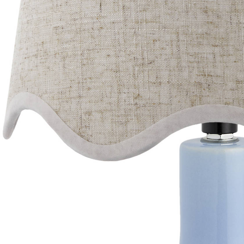 Rondy Rustic Blue/Wheat Table Lamp