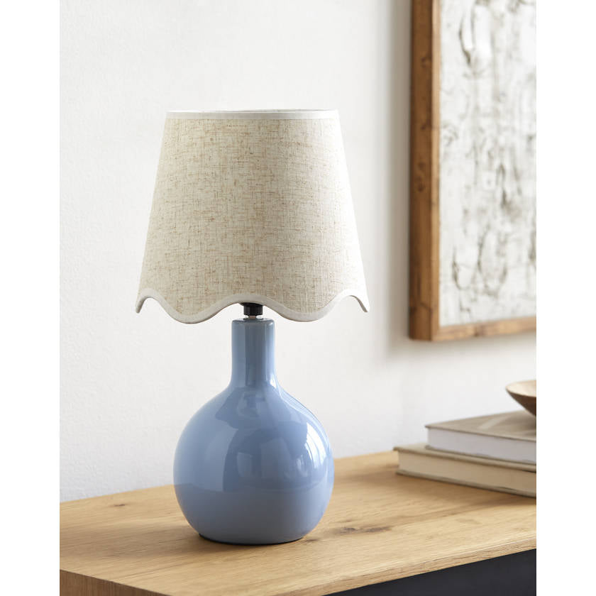 Rondy Rustic Blue/Wheat Table Lamp