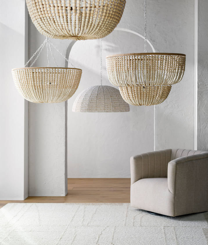 Quinzell Traditional Cream Ceiling Lighting