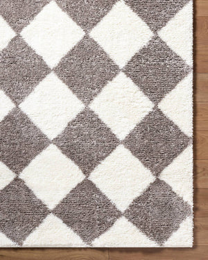 Adonica Modern Dark Brown Area Rug