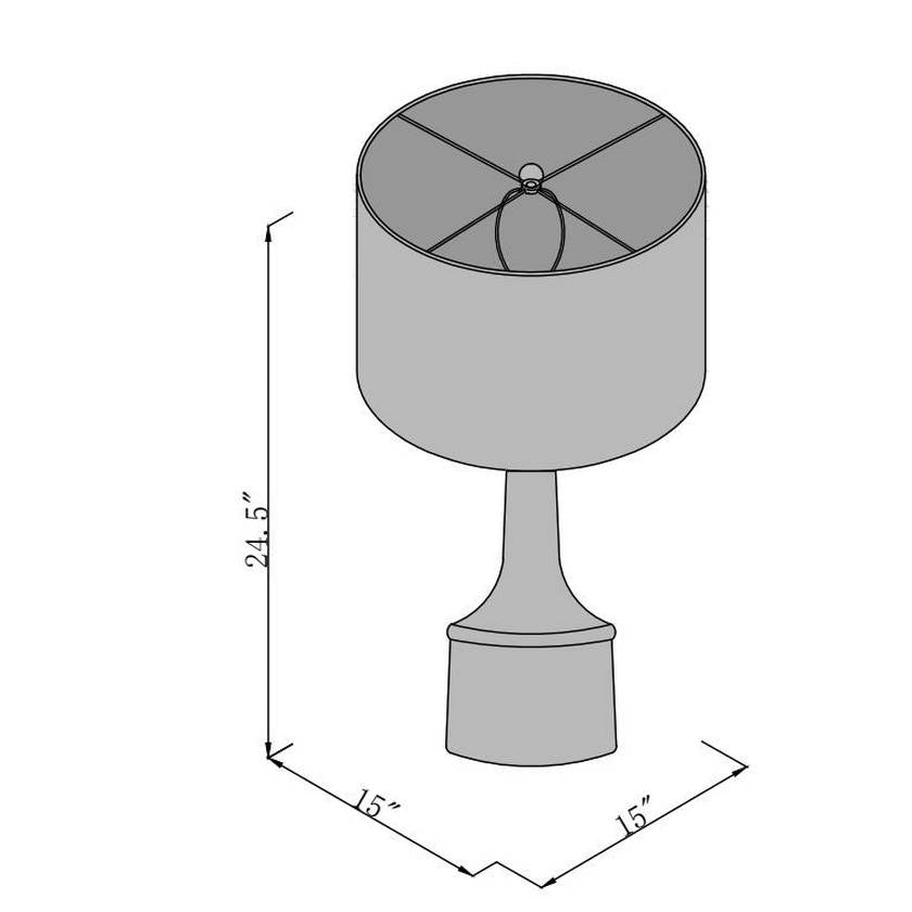 Lillia Cottage Black Table Lamp