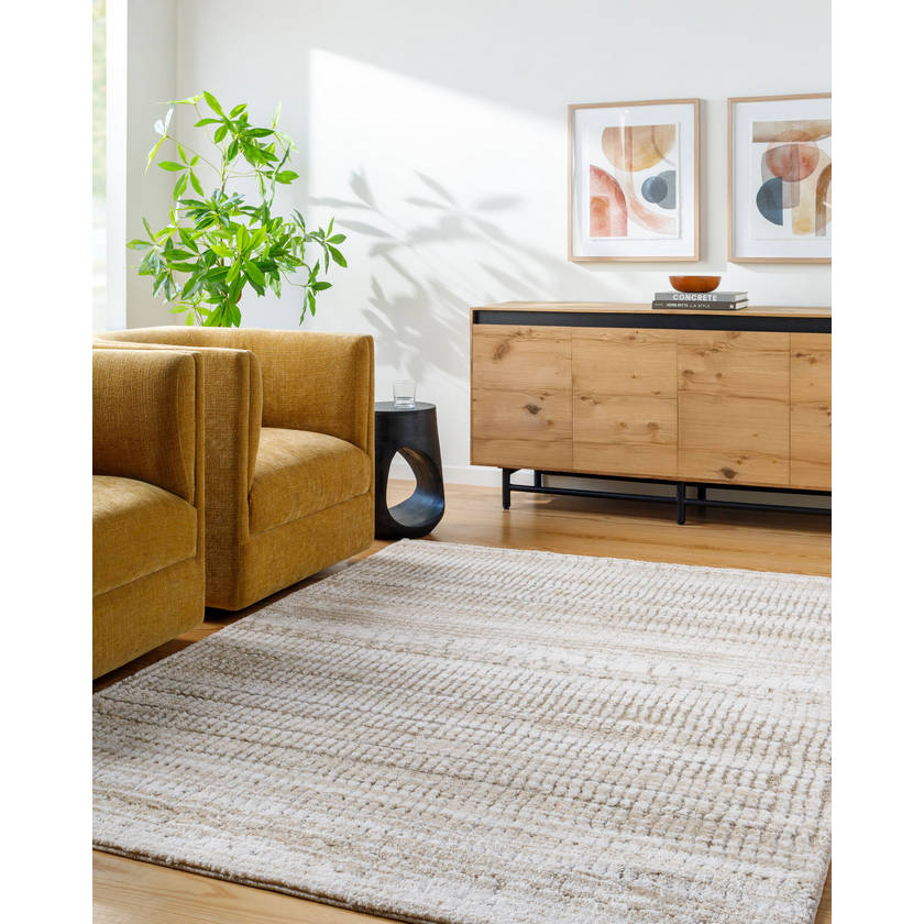 Shelbey Global Light Brown Area Rug