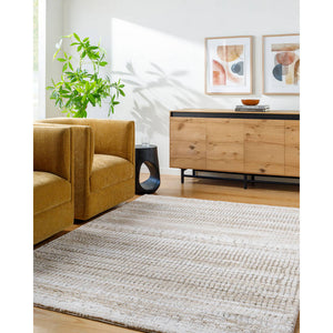 Shelbey Global Light Brown Area Rug