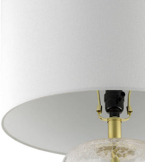 Carissia Modern White Table Lamp