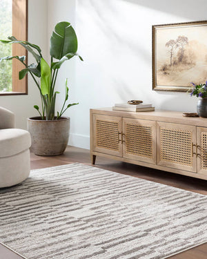 Megean Modern Medium Gray Area Rug