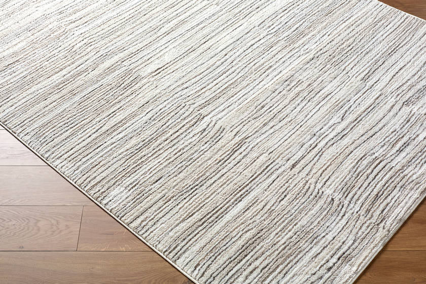 Ashleah Modern Taupe Area Rug
