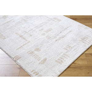 Shareef Modern Beige Washable Area Rug