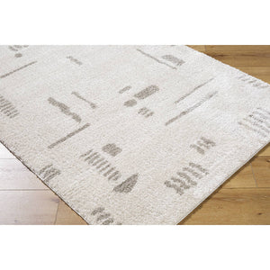 Shareef Modern Medium Gray Washable Area Rug