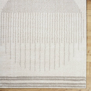 Lyndsi Global Medium Gray Washable Area Rug