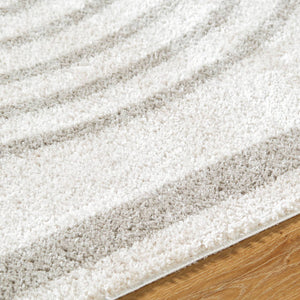 Larita Modern Medium Gray Washable Area Rug