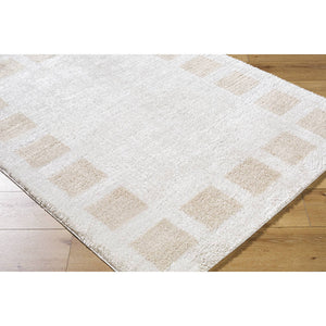Tameka Modern Beige Washable Area Rug