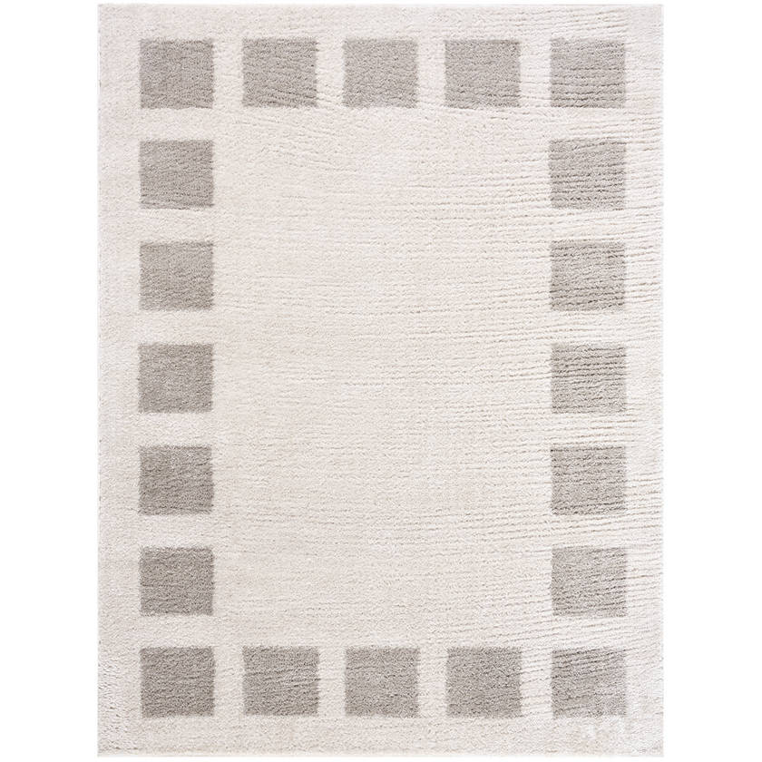 Tameka Modern Medium Gray Washable Area Rug