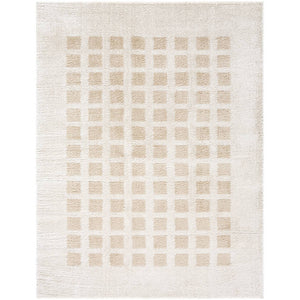 Noam Modern Beige Washable Area Rug