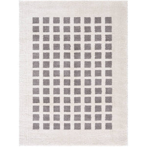 Noam Modern Charcoal Washable Area Rug