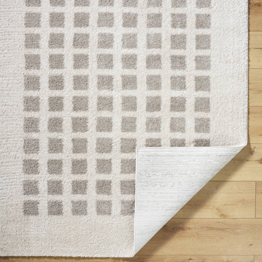 Noam Modern Medium Gray Washable Area Rug