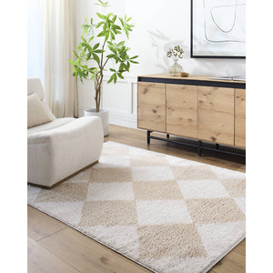 Jason Modern Beige Washable Area Rug