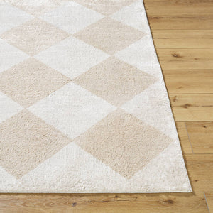 Jason Modern Beige Washable Area Rug