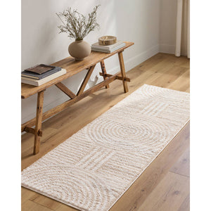 Marcela Modern Beige Washable Area Rug